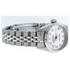 Image 3 : Rolex Ladies Stainless Steel Silver Diamond Datejust Wristwatch