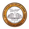 Image 1 : .999 Silver Flamingo Laughlin, NV $10 Casino Limited Edition Gaming Token