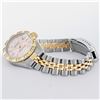 Image 5 : Rolex Ladies Two Tone Pink MOP Diamond Datejust Wristwatch