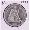 1871 $1 Seated Liberty Silver Dollar Coin