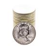 Image 1 : Roll of (20) Brilliant Uncirculated 1963 Franklin Half Dollar Coins