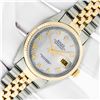 Image 2 : Rolex Men's Two Tone MOP Roman Datejust Oyster Perpetual Wristwatch With Rolex Box