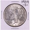 1934-S $1 Peace Silver Dollar Coin