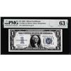 Image 1 : 1934 $1 Funnyback Silver Certificate Note Fr.1606 PMG Choice Uncirculated 63EPQ