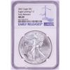 Image 1 : 2021 Type 2 $1 American Silver Eagle Coin NGC MS69 Early Releases