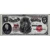 Image 1 : 1907 $5 Woodchopper Legal Tender Note