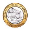 Image 1 : .999 Silver Flamingo Laughlin, NV $10 Casino Limited Edition Gaming Token