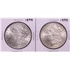 Lot of (2) 1898 $1 Morgan Silver Dollar Coins