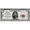 Image 1 : 1929 $5 Security-First NB of Los Angeles, CA CH#2491 National Currency Note