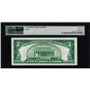 Image 2 : 1928A $5 Federal Reserve Note Chicago Fr.1951-G PMG Choice Uncirculated 64EPQ