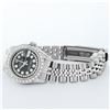 Image 4 : Rolex Ladies Stainless Steel Black Diamond Lugs Datejust Wristwatch