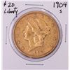 1904-S $20 Liberty Head Double Eagle Gold Coin
