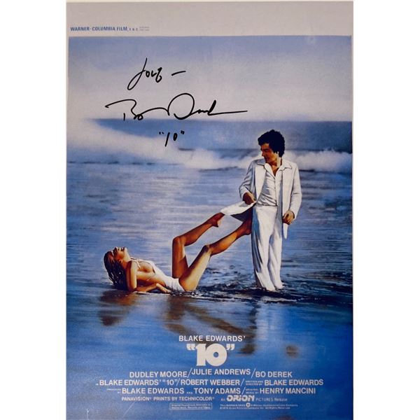Signed 10 Bo Derek Photo