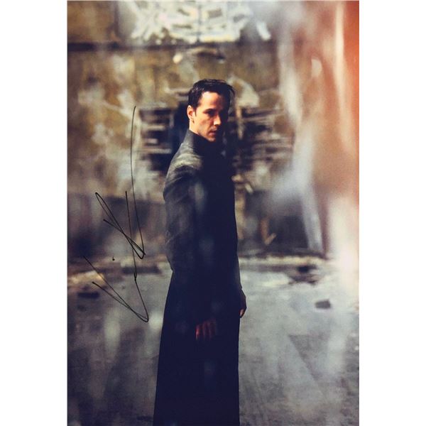 Matrix Keanu Reeves Signed Photo