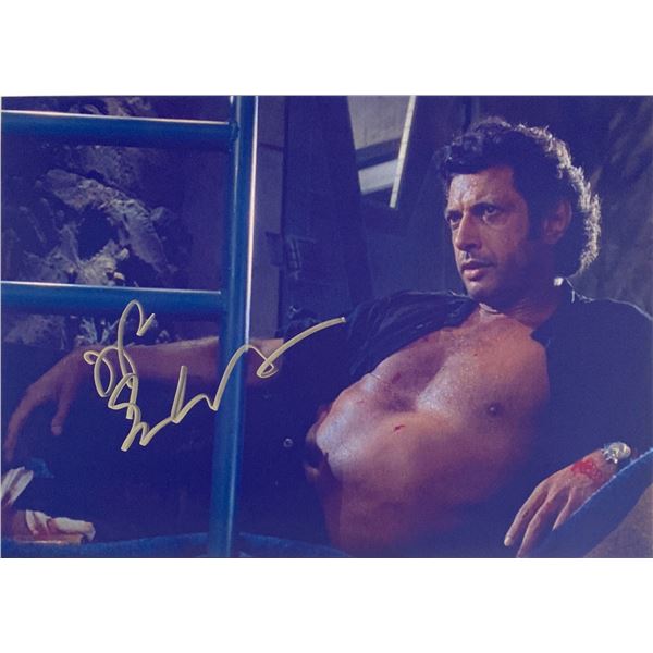 Autograph Signed Jeff Goldblum Jurrassic Park Photo