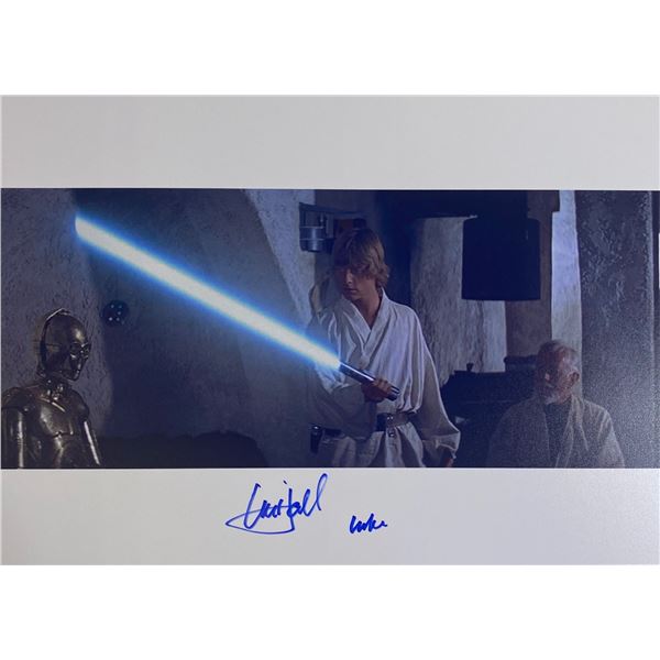 Signed Star Wars Mark Hamill Photo