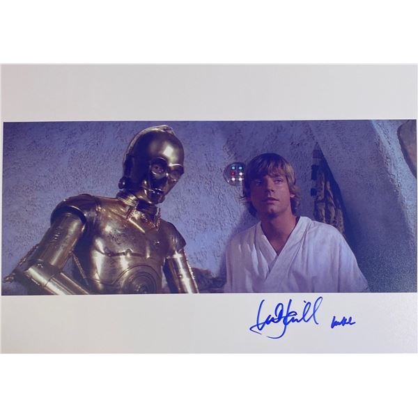 Signed Star Wars Mark Hamill Photo