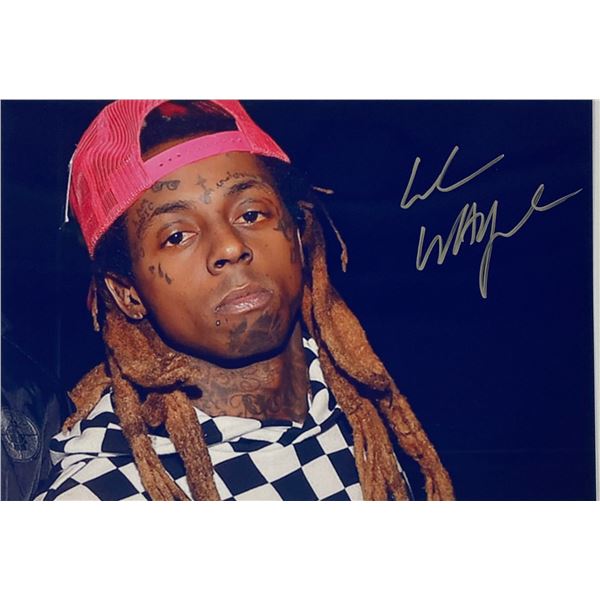 Autograph Signed Lil Wayne Photo