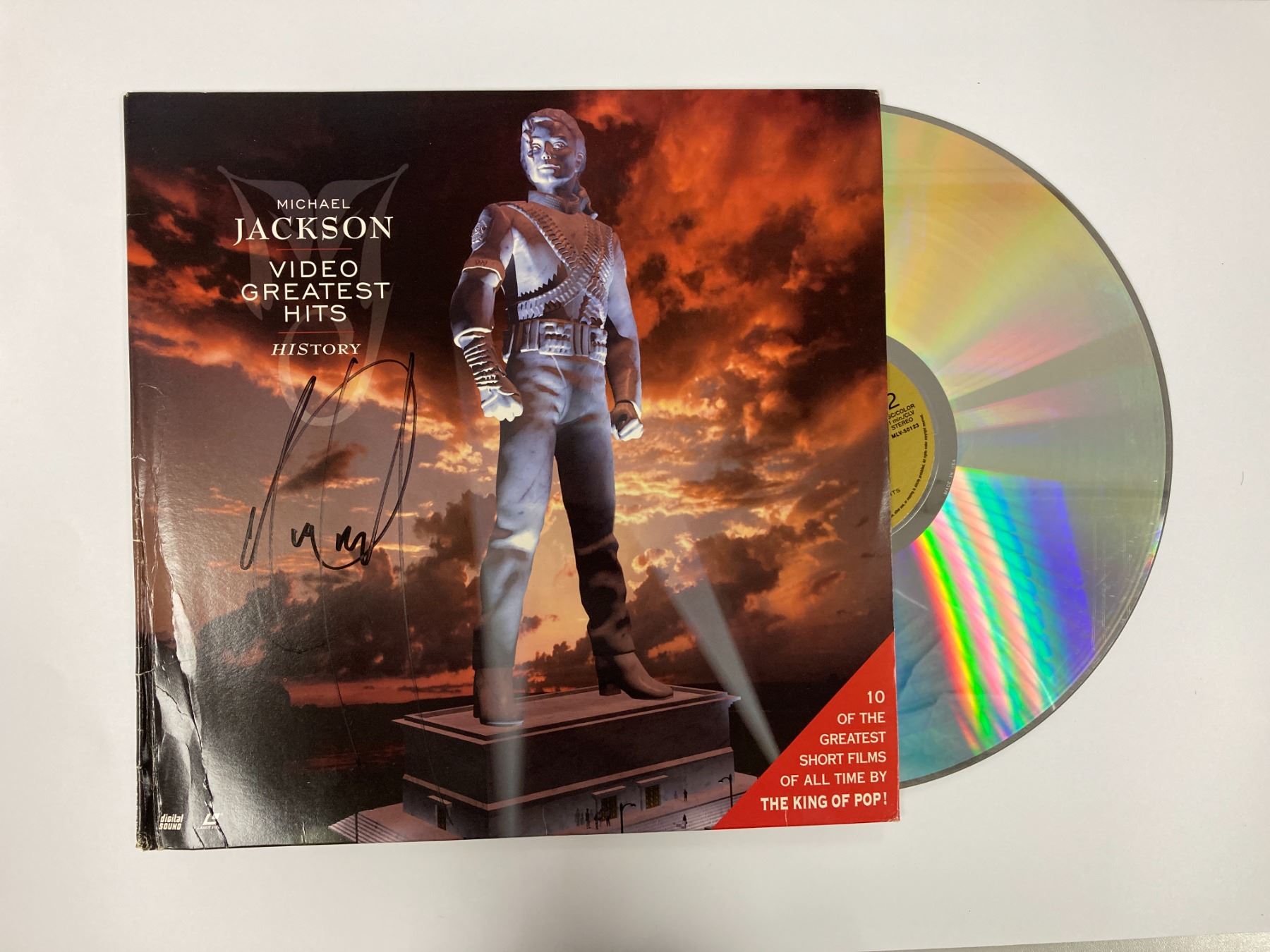 Autograph Signed Michael Jackson History Vinyl