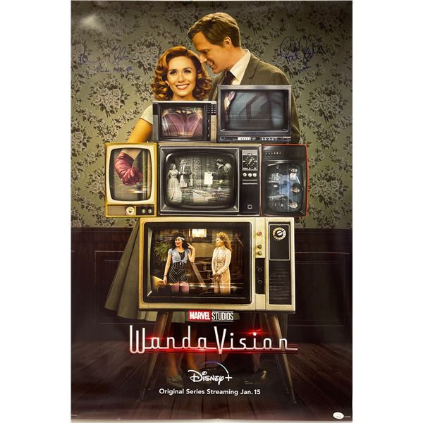 JSA Signed Wanda Vision Poster
