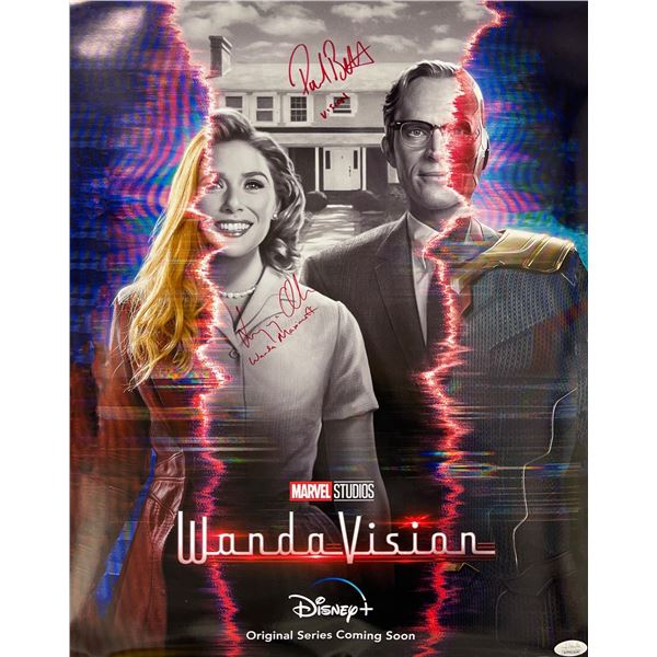 JSA Signed Wanda Vision Poster