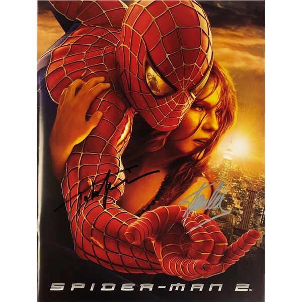 Autograph Signed Spiderman 2 Movie Picture Book