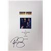 Image 1 : Iron Man Robert Downey Jr  Autograph Signed Script Cover