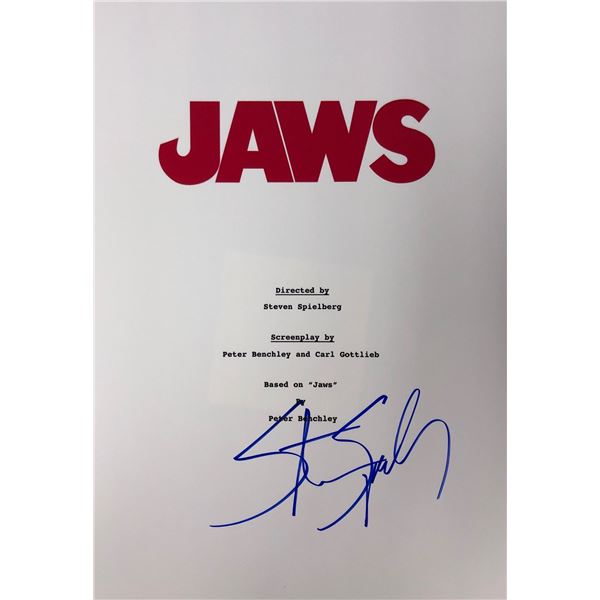 Jaws Steven Spielberg  Autograph Signed Script Cover