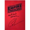 Image 1 : Star Wars Empire Strikes Back  Autograph Signed Script Cover