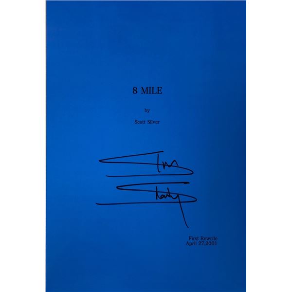 8 Mile Eminem  Autograph Signed Script Cover