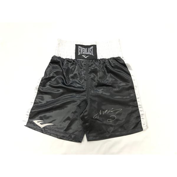 Sugar Ray Leonard Signd Boxing Shorts