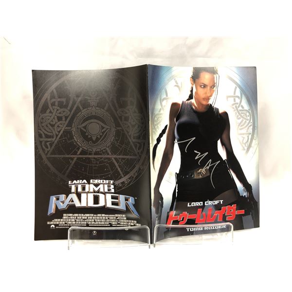 Tomb Raider Angelina Jolie  Autograph Signed Picture Book