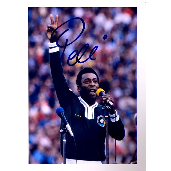 Pele Autograph  Autograph Signed Photo