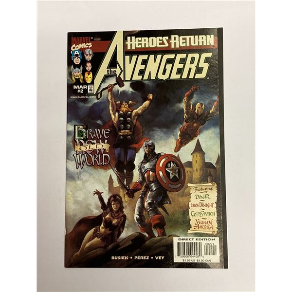 Avengers 2 Marvel Vintage Comic Book
