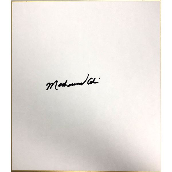 Muhammad Ali Autograph  Autograph Signed Board