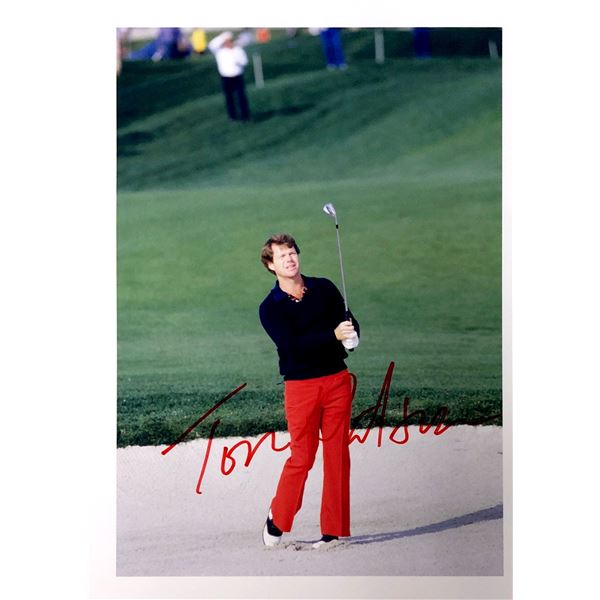 Tom Watson Autograph  Autograph Signed Photo