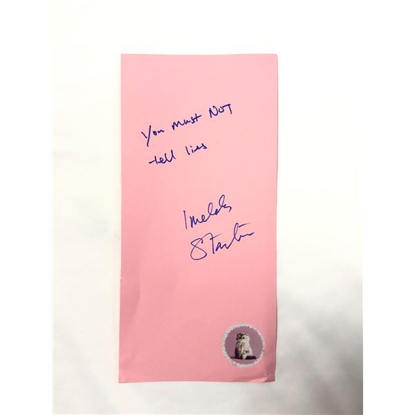 Harry Potter envelop  Autograph Signed Imelda Staunton