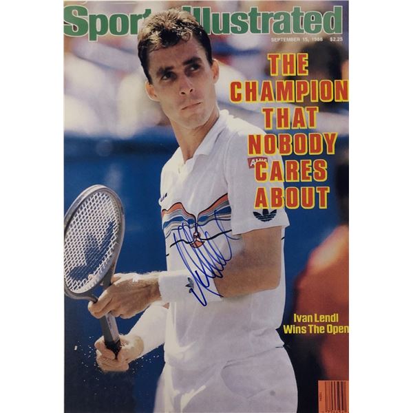 Tennis  Autograph Signed Photo Ivan Lendl