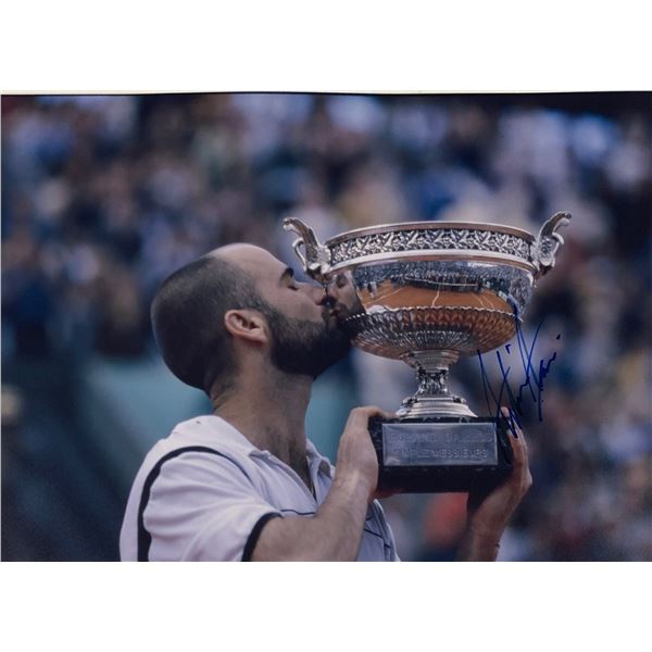 Tennis  Autograph Signed Photo Andrre Agassi