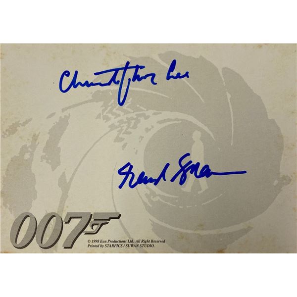 Man With Golden Gun Autograph  Autograph Signed Postcard