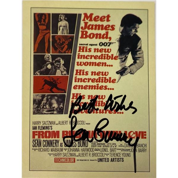 Sean Connery Autograph  Autograph Signed Postcard