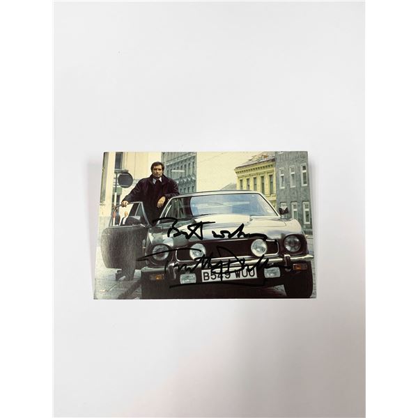 Autograph Signed James Bond 007 Living Daylights Offical Postcard