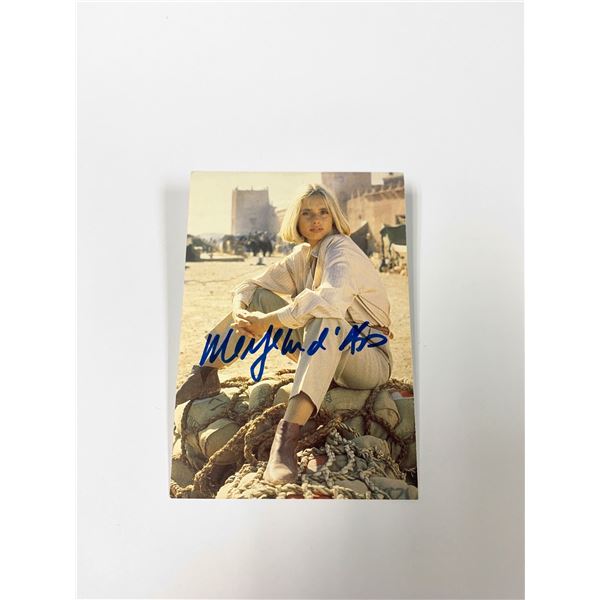 Autograph Signed James Bond 007 Living Daylights Offical Postcard