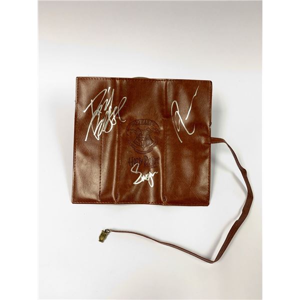 Autograph Signed Harry Potter Main Cast Pouch