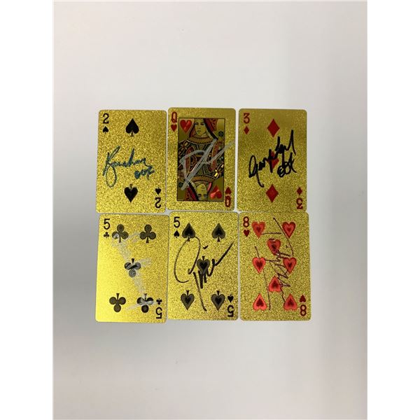 Autograph Signed James Bond 007 Playing Card Set