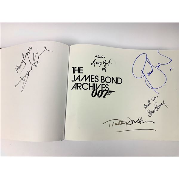 Autograph Signed James Bond Archieves Book