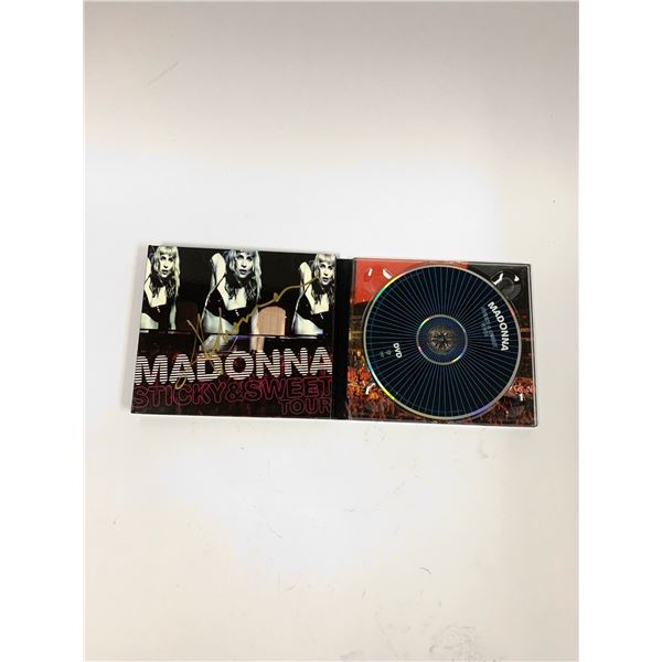 Autograph Signed Madonna Sticky and Sweet Tour CD