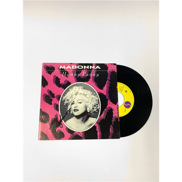 Autographed Madonna Hanky Panky Vinyl