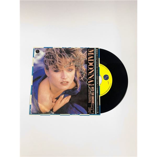 Autographed Madonna Into The Groove Vinyl