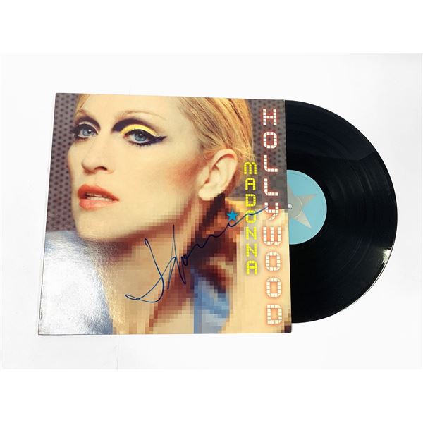 Autographed Madonna Hollywood Vinyl